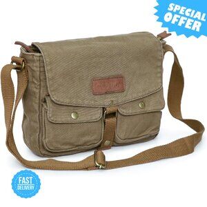 Brand New GOOTIUM Messenger Bag M Black Satchel